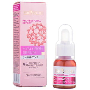 Сироватка для обличчя БІОКОН Professional effect Hyaluron serum проти зморшок 25 мл