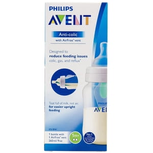 Пляшечка для годування AVENT (Авент) SCF 813/14 Anti-Colic з клапаном AirFree 260 мл 1 шт