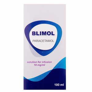 Блимол (парацетамол) р-р д/инф. 10мг/мл фл. 100мл