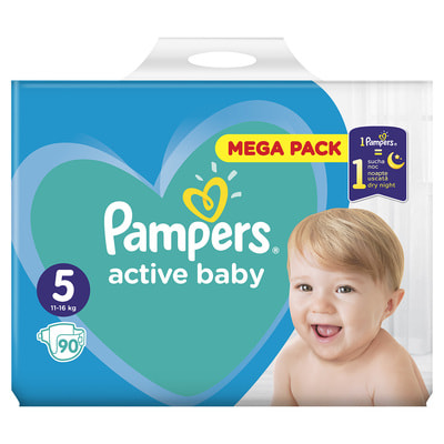 Підгузки для дітей PAMPERS Active Baby (Памперс Актив Бебі) 5 від 11 до 16 кг 90 шт