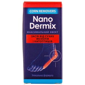 Засіб від сухих мозолів та натоптишів NANODERMIX (НаноДермікс) флакон 10 мл