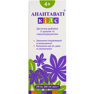 Анантаваті Кідс сироп рослинний для дітей та дорослих флакон 200 мл