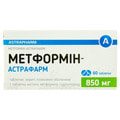 Метформин-Астрафарм табл. п/о 850мг №60