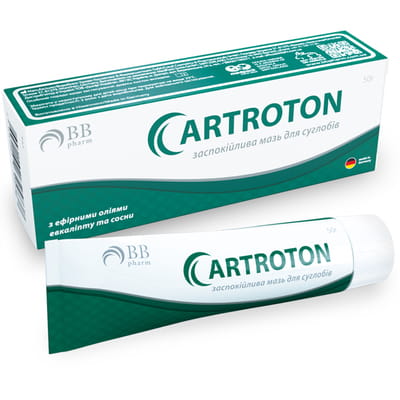 Мазь для суставов BB Pharm Artroton (Артротон) успокаивающая 50 г