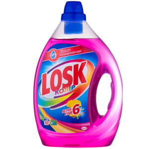 Гель для стирки LOSK (Лоск) автомат Колор на 40 циклов стирки 2 л