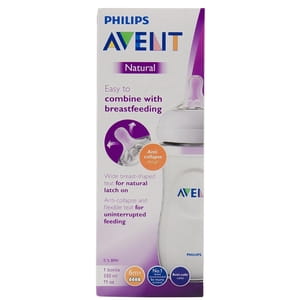 Бутылочка для кормления AVENT (Авент) SCF036/17 Natural (Нейчерал) из полипропилена для детей с 6-ти месяцев 330 мл