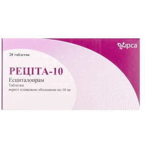 Реціта-10 табл. в/о 10мг №28