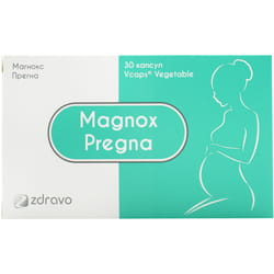 Магнокс Прегна (Magnox Pregna) капсулы диетическая добавка магниевый комплекс для беременных 2 блистера по 15 шт
