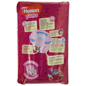 Підгузки-трусики для дітей HUGGIES (Хагіс) Pants (Пентс) 6 для дівчаток від 15 до 25 кг 36 шт