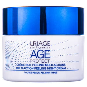 Крем-пилинг для лица URIAGE (Урьяж) Age Protect (Эйдж протект) мультизадачный ночной 50 мл