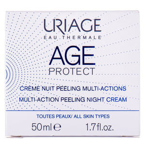Крем-пилинг для лица URIAGE (Урьяж) Age Protect (Эйдж протект) мультизадачный ночной 50 мл