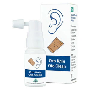 Ото Клин спрей для растворения и устранения ушной серы, а также профилактики ее образования флакон 15 мл