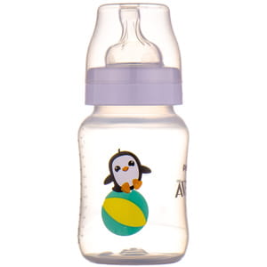 Бутылочка для кормления AVENT (Авент) SCF 821/13 Anti-Colic с клапаном AirFree декор пингвин 260 мл 1 шт