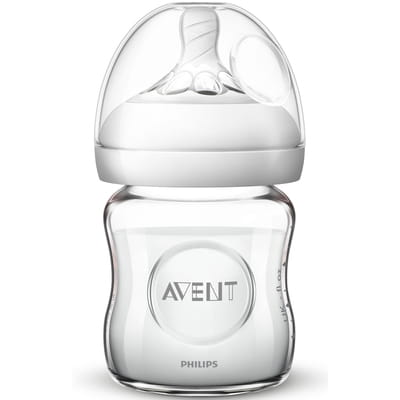 Пляшечка для годування AVENT (Авент) SCF051/17 Natural (Нейчерал) скляна для дітей з 0 місяців 120 мл
