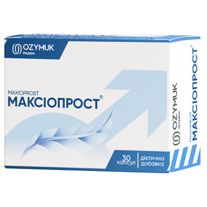 Максіопрост капсули дієтична добавка 3 блістери по 10 шт