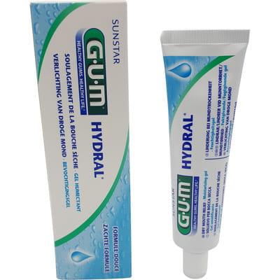 Гель для полости рта GUM (Гам) Hydral (Гидрал) для облегчения симптомов сухости ротовой полости (ксеростомии) туба 50 мл