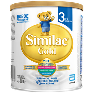 Суміш дитяча молочна SIMILAC (Сімілак) Голд 3 з 12 місяців 400 г