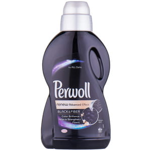 Средство для стирки жидкое PERWOLL (Перволь) Advanced Black для черного белья 900 мл