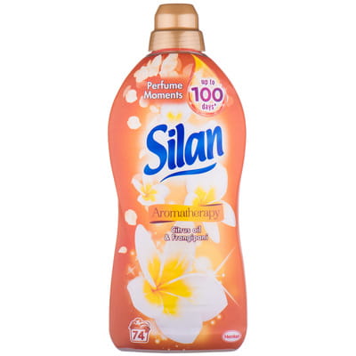 Кондиционер (ополаскиватель) для белья SILAN (Силан) Ароматерапия с ароматом Франжипани и цитрусового масла 1,85 л