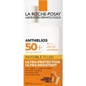 Флюїд для обличчя La Roche-Posay (Ля Рош-Позе) Антеліос сонцезахисний ультралегкий без віддушок для чутливої шкіри схильної SPF50+ 50 мл