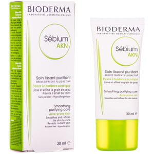 Эмульсия для лица BIODERMA (Биодерма) Себиум AKN для проблемной кожи склонной к акне 30 мл