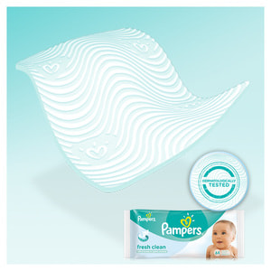 Салфетки влажные детские PAMPERS (Памперс) Baby Fresh Clean Duo (Бэби фреш клин дуо) 2 упаковки по 64 шт