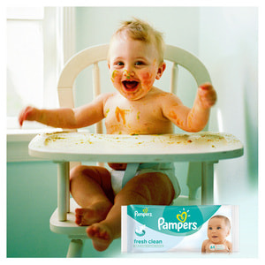 Салфетки влажные детские PAMPERS (Памперс) Baby Fresh Clean Duo (Бэби фреш клин дуо) 2 упаковки по 64 шт