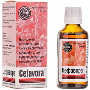 Цефавора капли орал. фл. 50мл