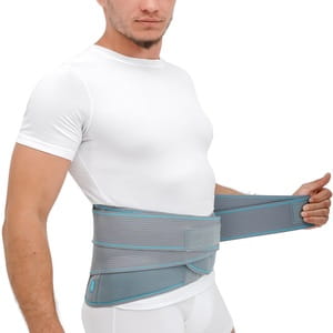 Бандаж поддерживающий Торговый Дом Алком модель 2030 жесткий цвет серый размер 5