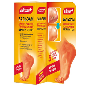 Бальзам для стоп БИОКОН Доктор Биокон для огрубевшей и потрескавшейся кожи 75 мл