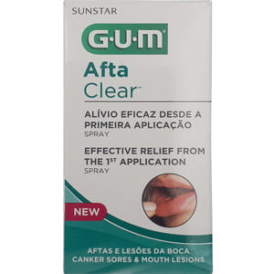 Спрей для полости рта GUM (Гам) AftaClear (АфтаКлир) для лечения травм и язв (афтозного стоматита) в ротовой полости 15 мл