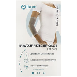 Бандаж на ліктьовий суглоб Торговий Дім Алком модель 3061 розмір 3