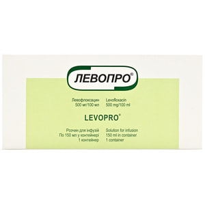 Левопро р-р д/инф. 500мг/100мл конт. 150мл №1