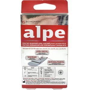 Пластырь бактерицидный Алпе Набор телесный 18 шт