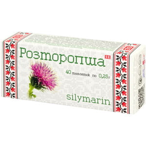 Расторопша таблетки для нормализации функционального состояния печени и желчного пузыря 4 блистера по 10 шт