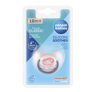 Пустышка силиконовая CANPOL (Канпол) артикул 22/502 анатомическая от 18 месяцев Night dreams (Найт дримс) 1 шт