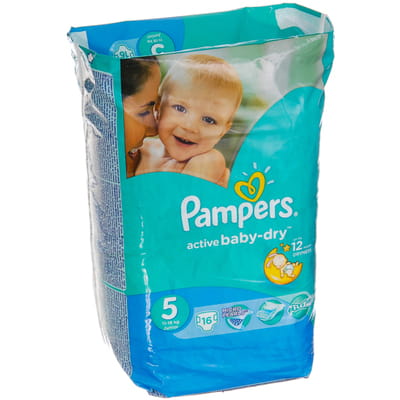 Підгузники для дітей PAMPERS Active Baby (Памперс Актив Бебі) Junior (Юніор) 5 від 11 до 18 кг 16 шт