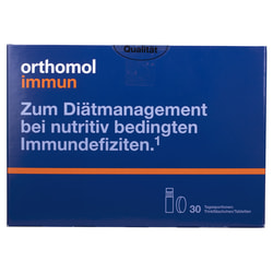 Ортомол Иммун (Orthomol Immun) витаминный комплекс для поднятия иммунитета флакон + таблетки с витамином С, Д, цинком на курс приема 30 дней