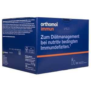 Ортомол Иммун (Orthomol Immun) витаминный комплекс для поднятия иммунитета флакон + таблетки с витамином С, Д, цинком на курс приема 30 дней