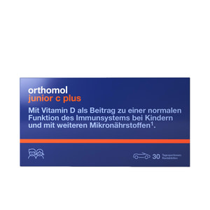 Ортомол Джуниор С плюс (Orthomol junior С plus) для поднятия иммунитета таблетки жевательные вкус лесных ягод с витамином С, Д, цинком на курс 30 дней