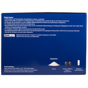 Ортомол Натал (Orthomol Natal) витаминный комплекс для беременных и кормящих грудью женщин капсулы + порошок на курс 30 дней с витамином С, Д, цинком