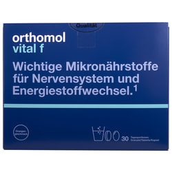 Ортомол Вітал Ф (Orthomol Vital F) вітамінний комплекс для жіночого здоров'я капсули + порошок + таблетки на курс прийому 30 днів