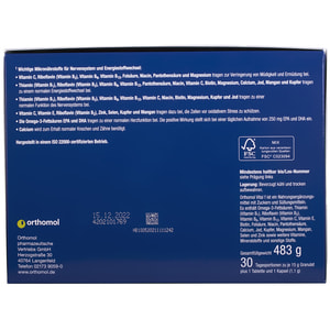 Ортомол Витал Ф (Orthomol Vital F) витаминный комплекс для женского здоровья капсулы + порошок + таблетки на курс приема 30 дней