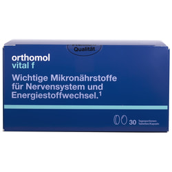 Ортомол Витал Ф (Orthomol Vital F) витаминный комплекс для женского здоровья капсулы + таблетки на курс приема 30 дней