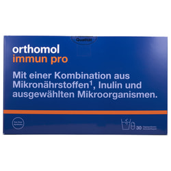 Ортомол Імун Про (Orthomol Immun) вітамінний комплекс для підвищення імунітету гранули + капсули з вітаміном С, Д, цинком на курс прийому 30 днів