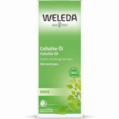 Олія для тіла WELEDA (Веледа) масажна антицелюлітна березова флакон з дозатором 100 мл