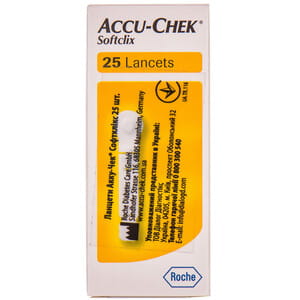 Ланцети Accu-Chek Softclix (Аку-чек Софтклікс) 25 шт
