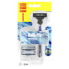 Бритва GILLETTE Mach 3 (Жіллет мак 3 три) Start з ручкою Aqua-Grip з трьома змінними насадками