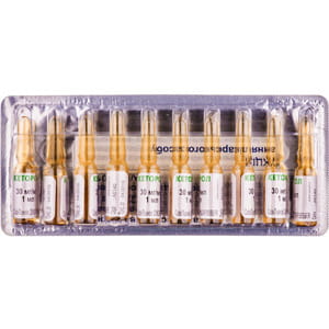 Кеторол р-р д/ин. 30мг амп. 1мл №10