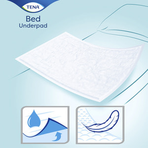 Пеленки гигиенические впитывающие TENA BED Normal (Тена Бед Нормал) размер 60 см х 90 см 5 шт